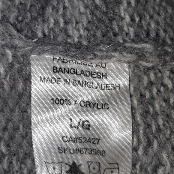 Bluecrush women's Cropped long sleeve sweater Size L - Picture 9 of 16